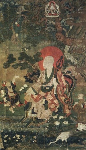 Arhat (One of nine Tibetan Ritual Paintings of Arhats) 6.jpg