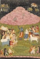 Krishna raising Mount Govardhan.jpg
