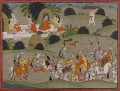 Battle between Lava and Rama's brother Shatrughna.jpg